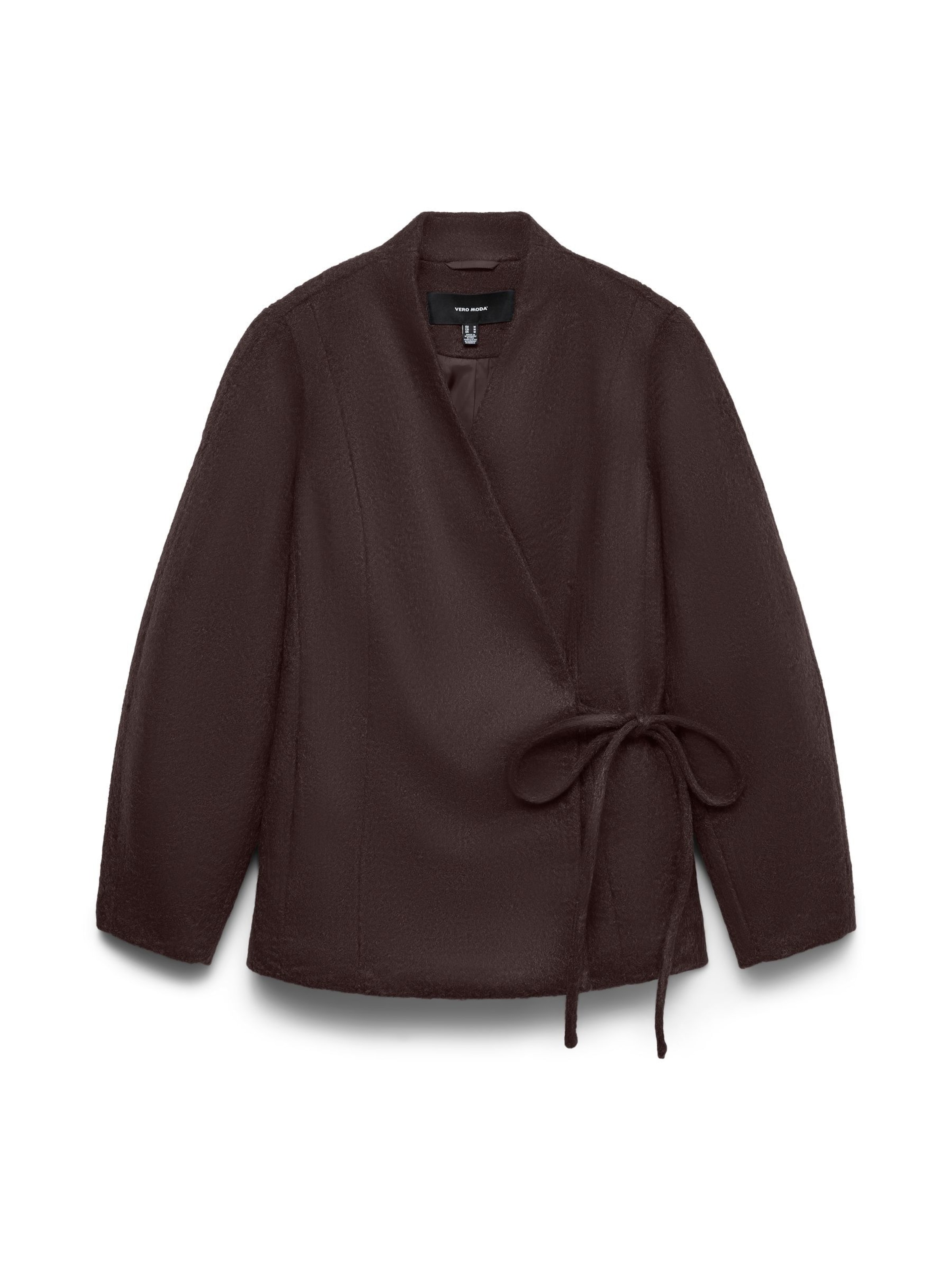 Vero Moda Curve Tussenjas 'VMCLoretta' in XXL in de kleur Chocoladebruin, Productweergave