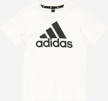 ADIDAS SPORTSWEAR Sportshirt 'Essentials Logo' in Weiß: predná strana