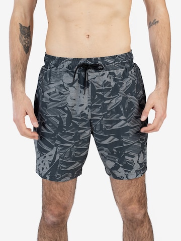 Spyder Swimming Trunks in Grey: front