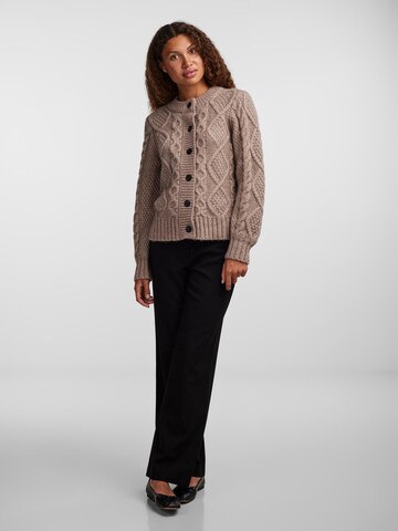 Y.A.S Knit cardigan in Brown