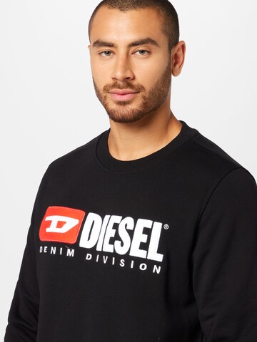 DIESEL Sweatshirt in Schwarz