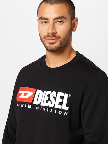 DIESEL كنزة رياضية بلون أسود