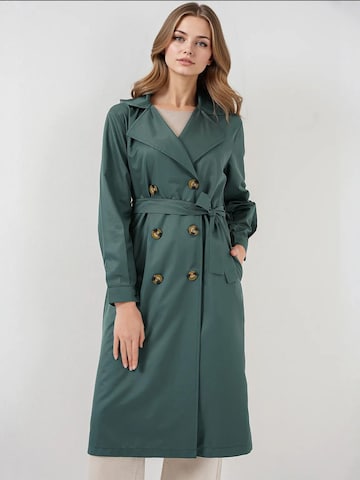 Bigdart - Sobretudo meia-estação em verde: frente