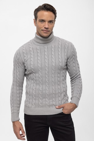 Pull-over Felix Hardy en gris : devant