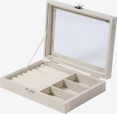 UNIQ Beauty Organizator nakita 'Velvet Touch Jewelry Box - Beige' veličine One Size u bež, Pregled proizvoda