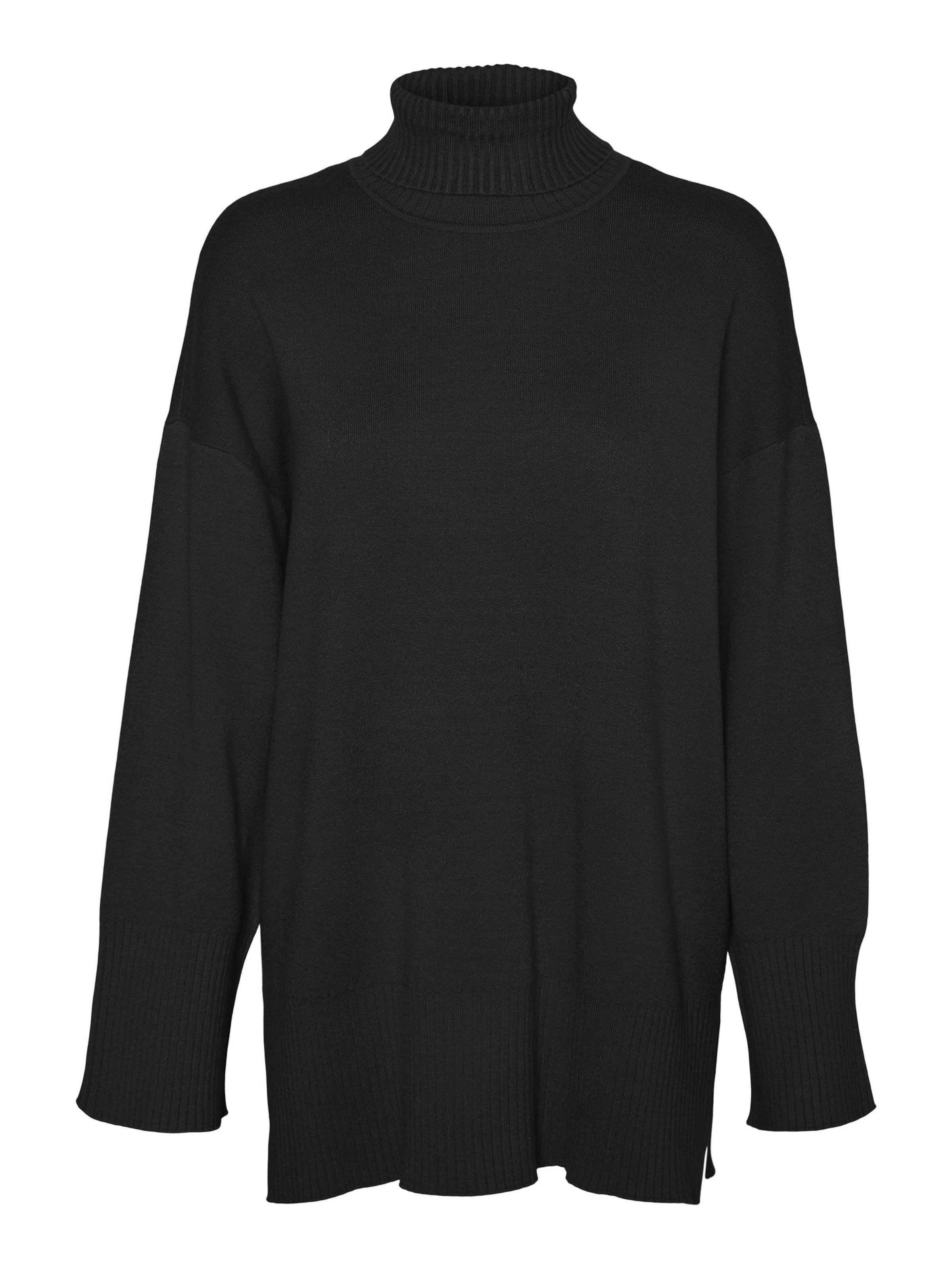 VERO MODA Sweater 'VMGold Needle' in Black: front