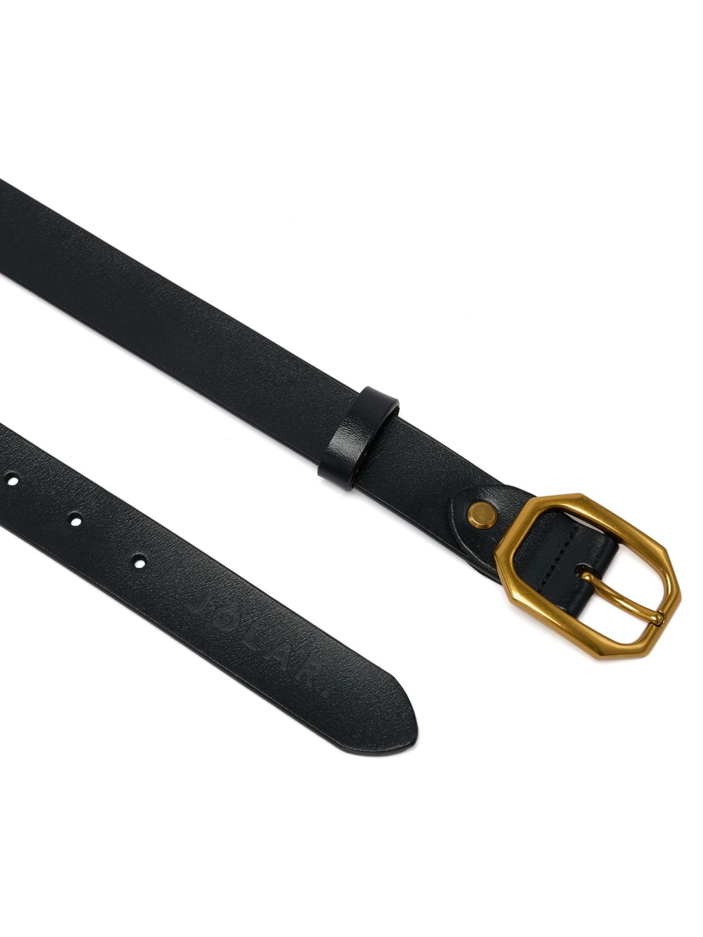 jolar Belt 'ELEGENT GOLD' in Black