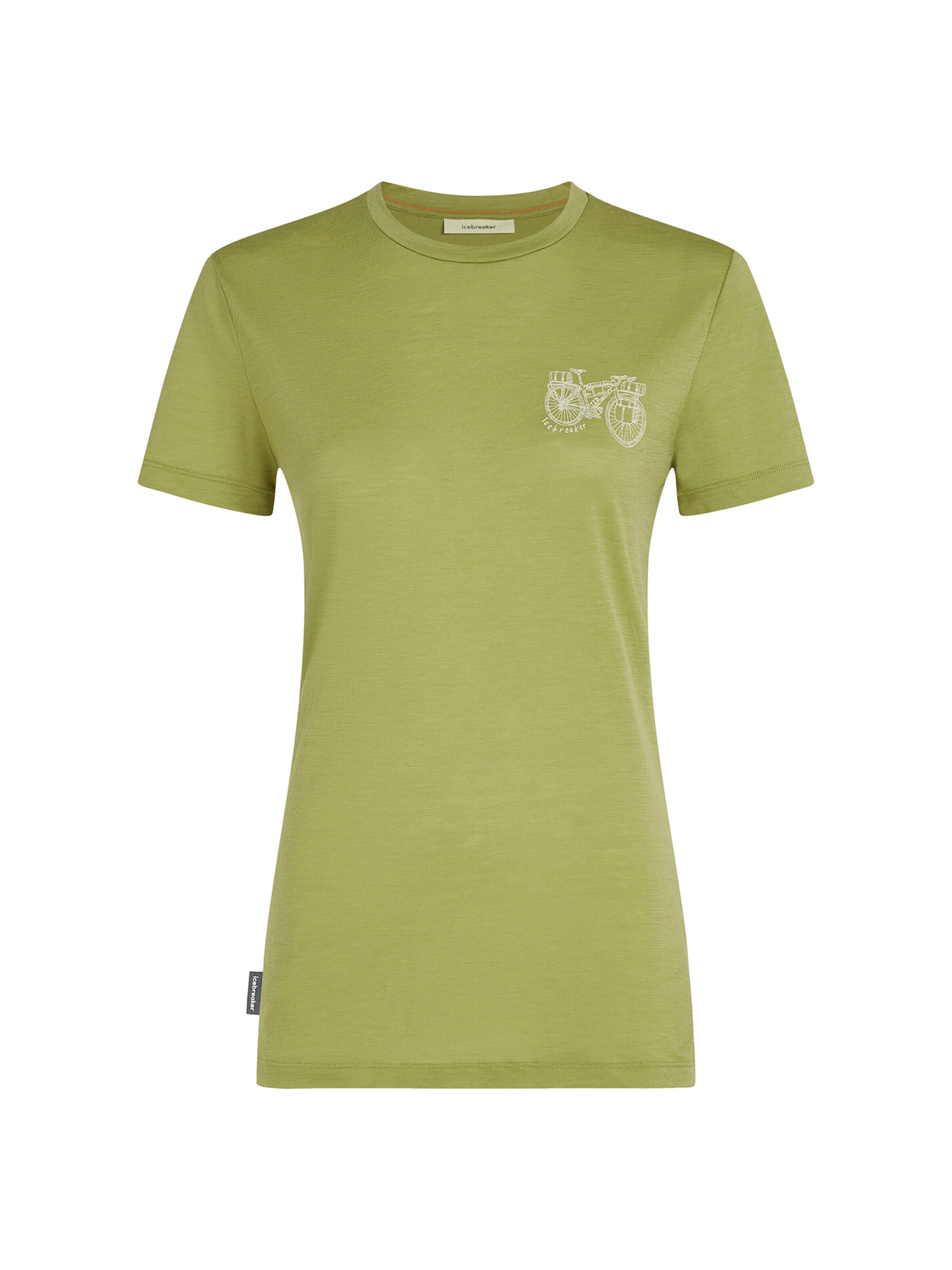 Tricou funcțional 'Tech Lite' de la ICEBREAKER pe verde: față