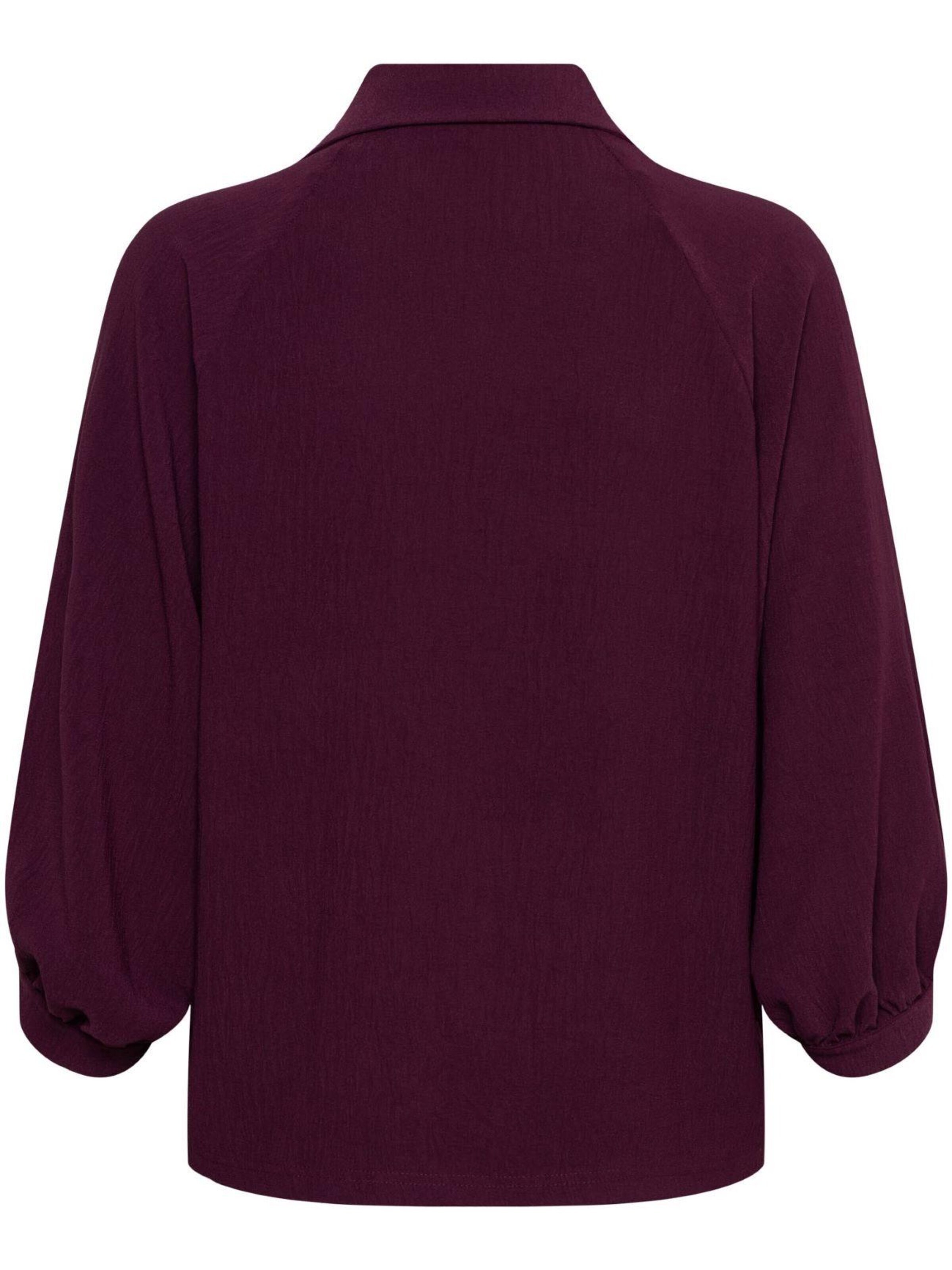 &co woman Blouse '&Co Woman Marijke blouse bordo' in Rood