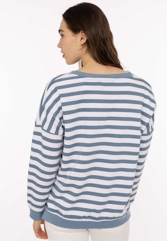 Sweat-shirt Zwillingsherz en bleu