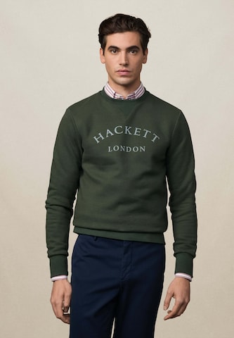 Hackett London Sweatshirt in Grün: Vorderseite