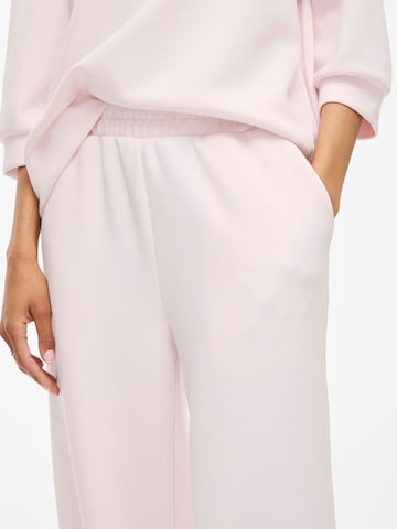 VILA Tapered Bukser 'VIReflect' i pink