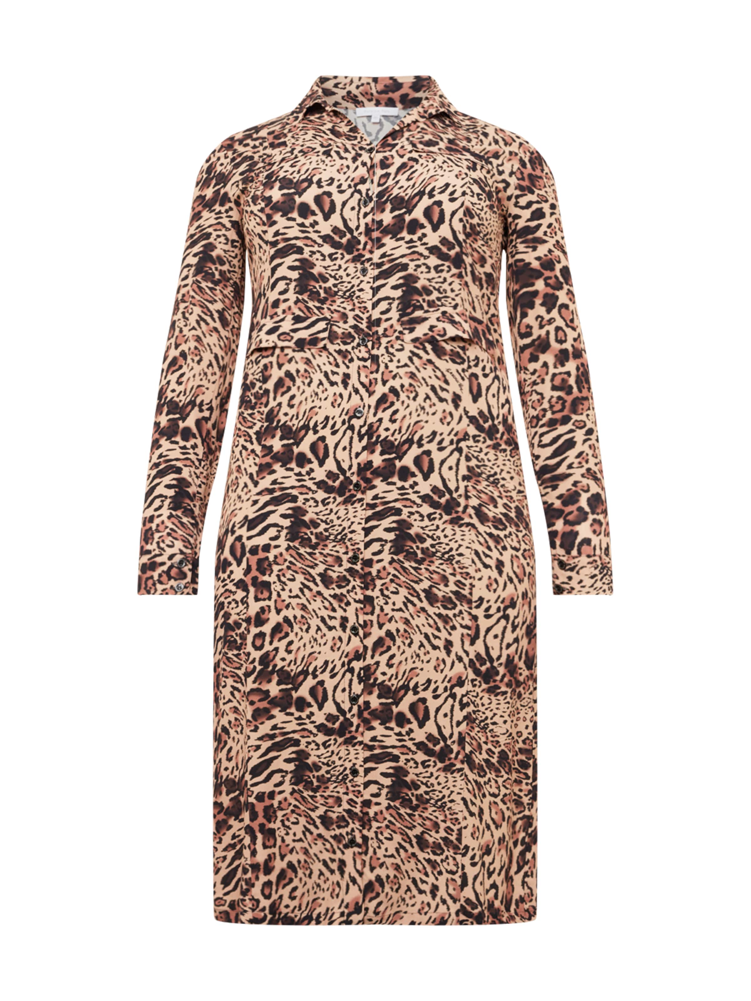 PATRIZIA PEPE Shirt Dress 'Abito' in Beige: front