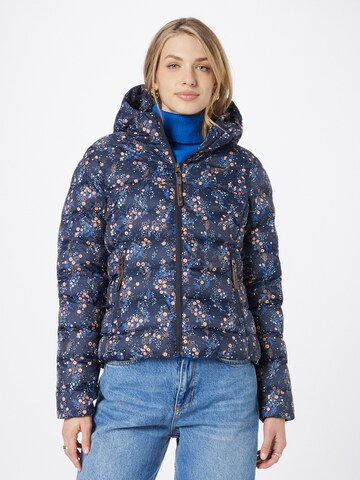 Ragwear Winter Jacket 'Tiasa' in Blue: front