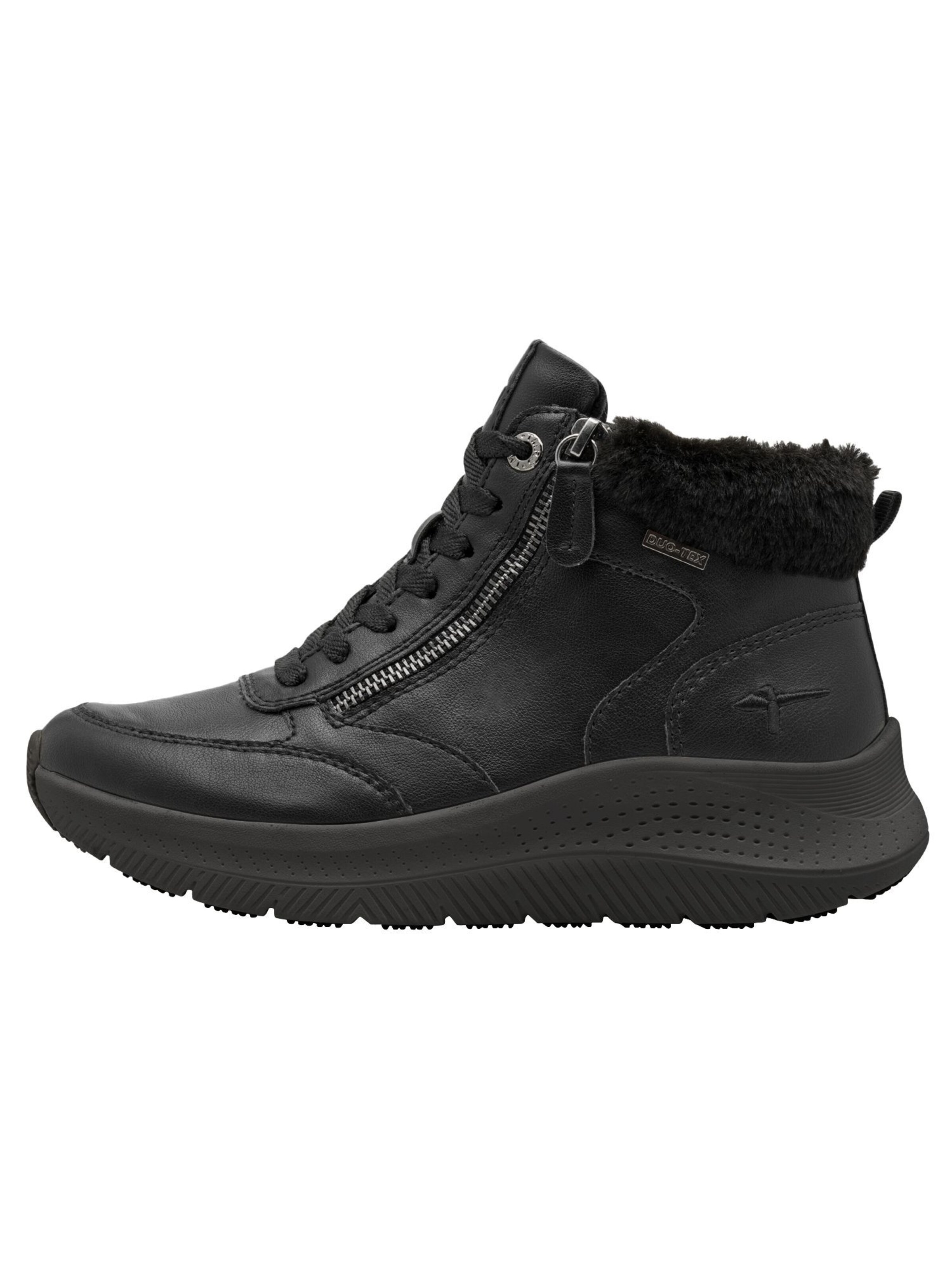 Bottines à lacets Tamaris en noir