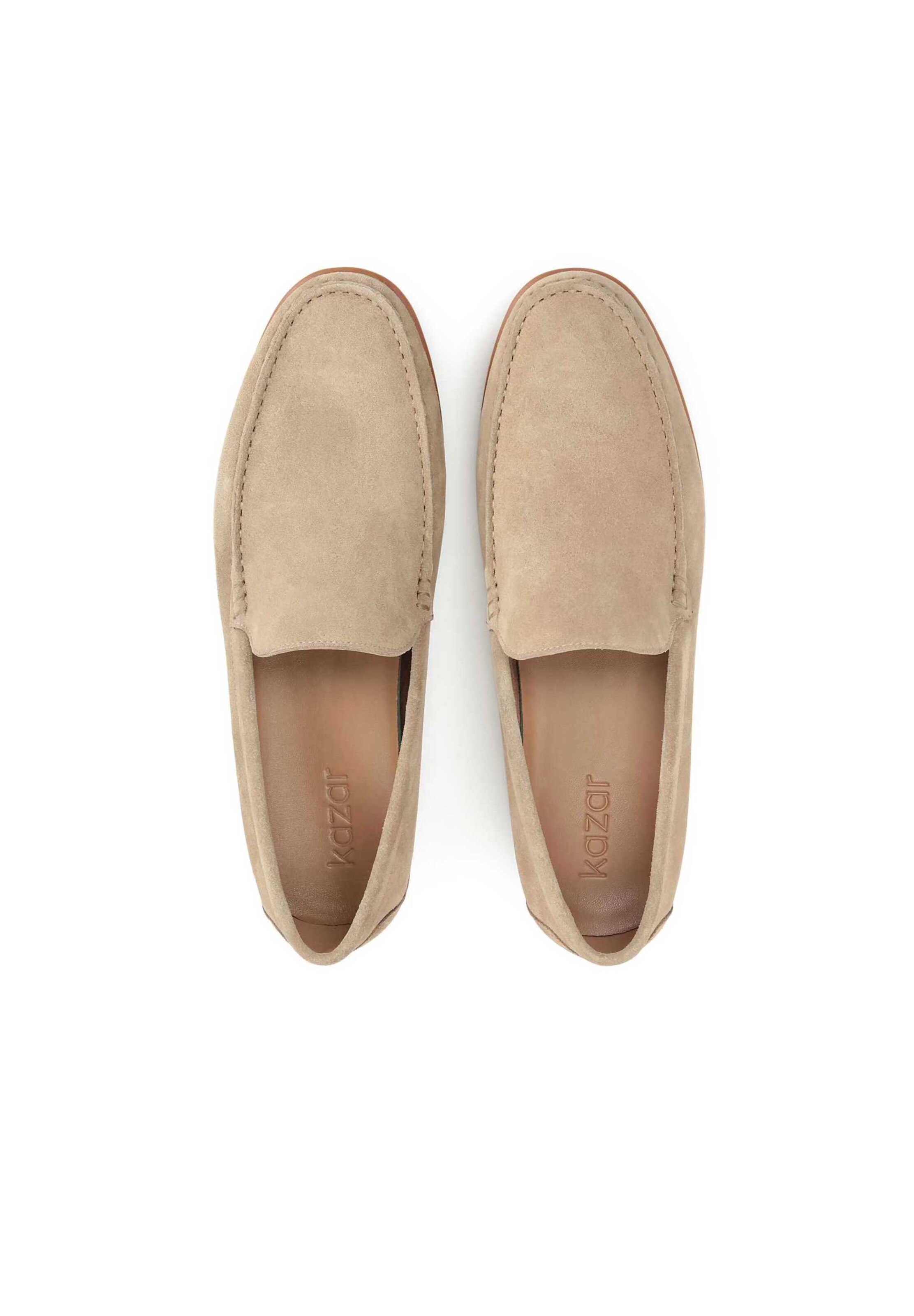 Mocassin Kazar en beige