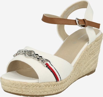 TOM TAILOR Sandals in White: front