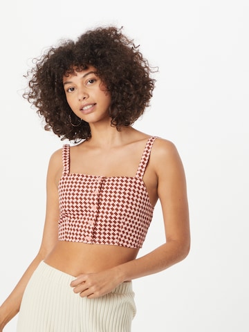 LEVI'S ® Blúz 'Nadia Crop Top' - rózsaszín: elől