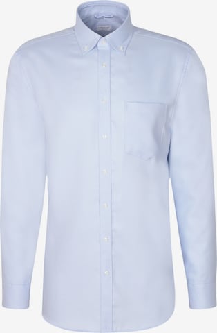 SEIDENSTICKER Regular fit Zakelijk overhemd in Blauw: voorkant
