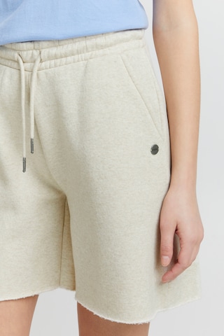 Oxmo Wide Leg Sweatshorts 'Hope' in Beige