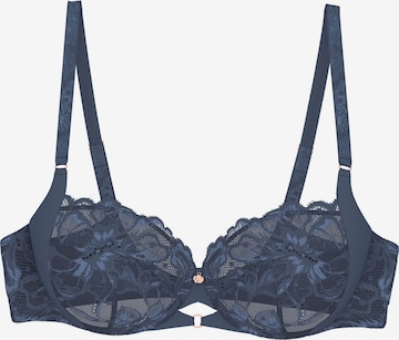Soutien-gorge ' Wild Gardenia Florale ' TRIUMPH en bleu : devant