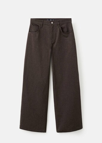 MANGO Wide Leg Jeans in Braun