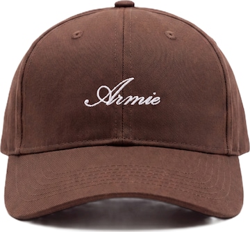 ARMIE Cap 'The ARMIE Baseball Cap' in Braun: Vorderseite