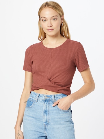 ABOUT YOU Shirt 'Silva' in Brown: front