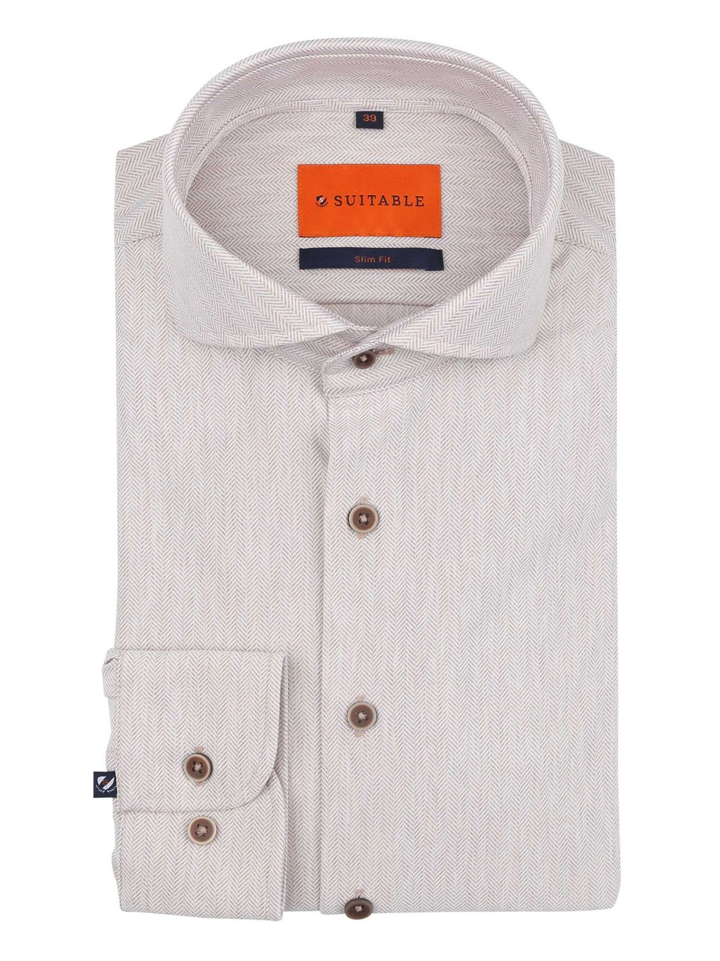 Suitable Hemd‌‌‌‌‌‌‌‌‌‌ in Beige: Vorderseite