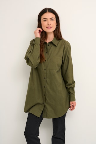 Kaffe - Blusa 'Paloma' em verde: frente