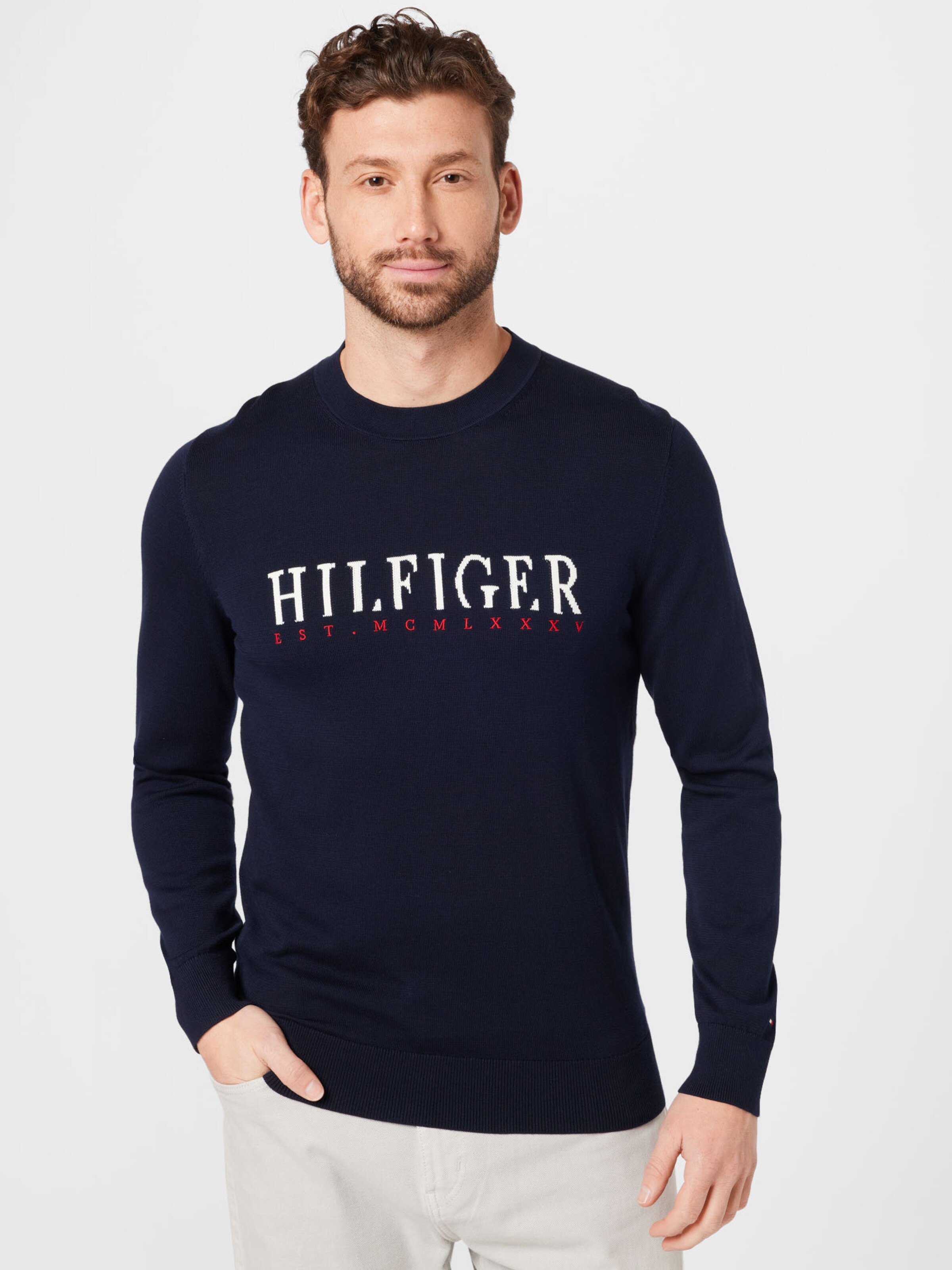 tommy hilfiger brown sweater