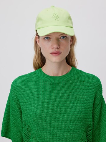 LeGer by Lena Gercke - Gorra 'Roxane' en verde: frente