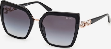 GUESS Sonnenbrille in Schwarz: Vorderseite