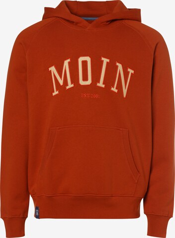 Derbe Sweatshirt 'Sly Moin' in Orange: front
