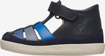 Falcotto Offene Schuhe 'AURIX' in Blau: Vorderseite