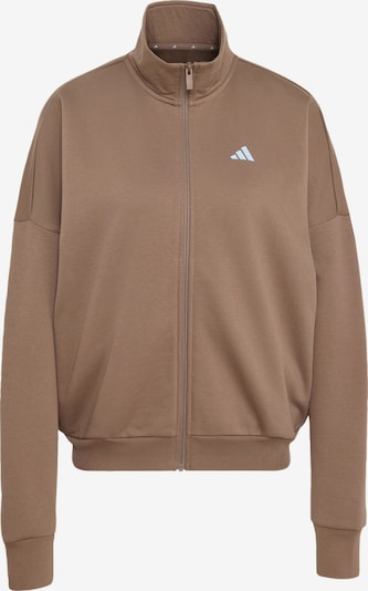 ADIDAS SPORTSWEAR Sportovní mikina '3 STRIPES STUDIO' ve velikosti 4XS - světlemodrá / tmavě hnědá, Produkt