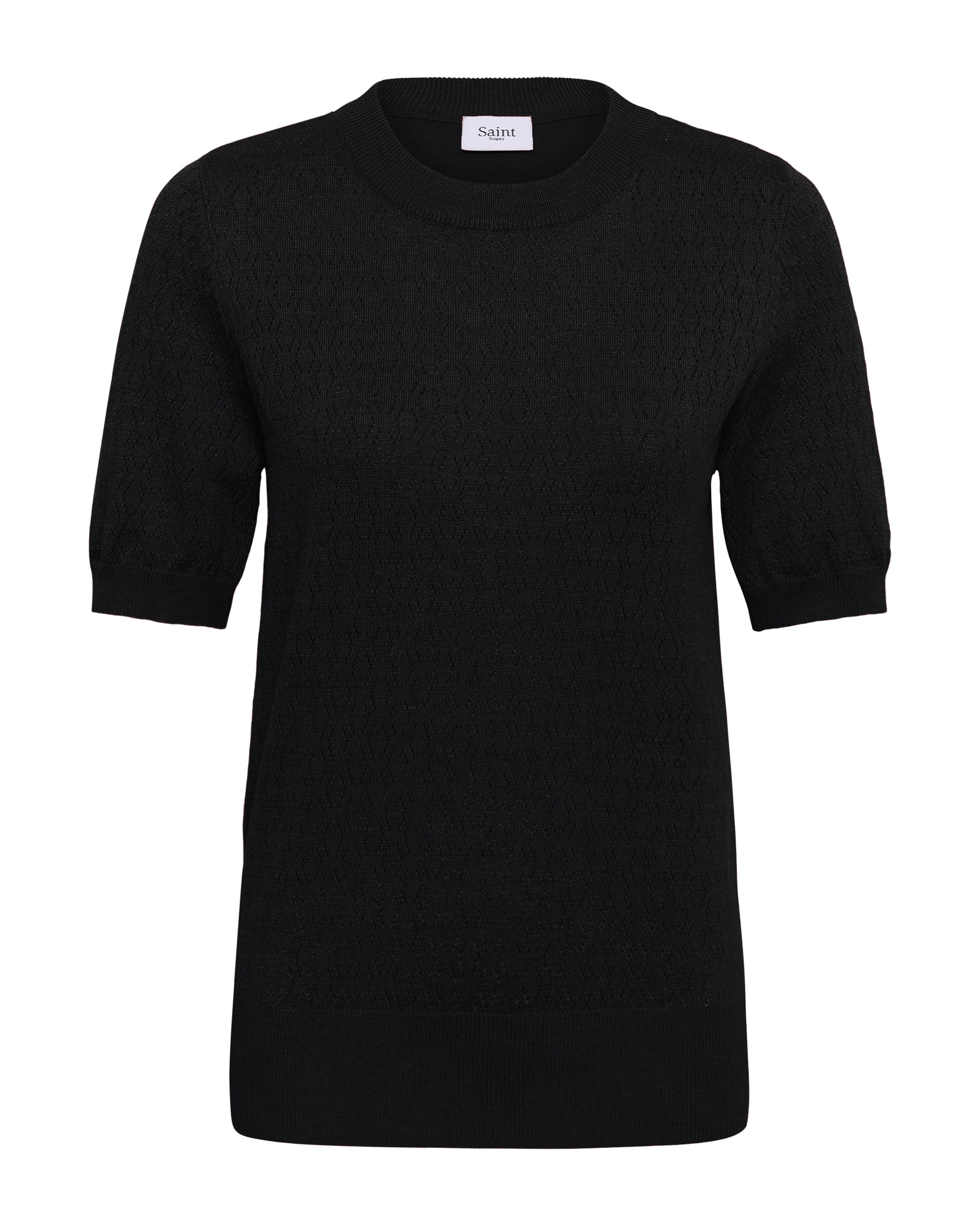 SAINT TROPEZ Sweter 'Mila' w kolorze czarny