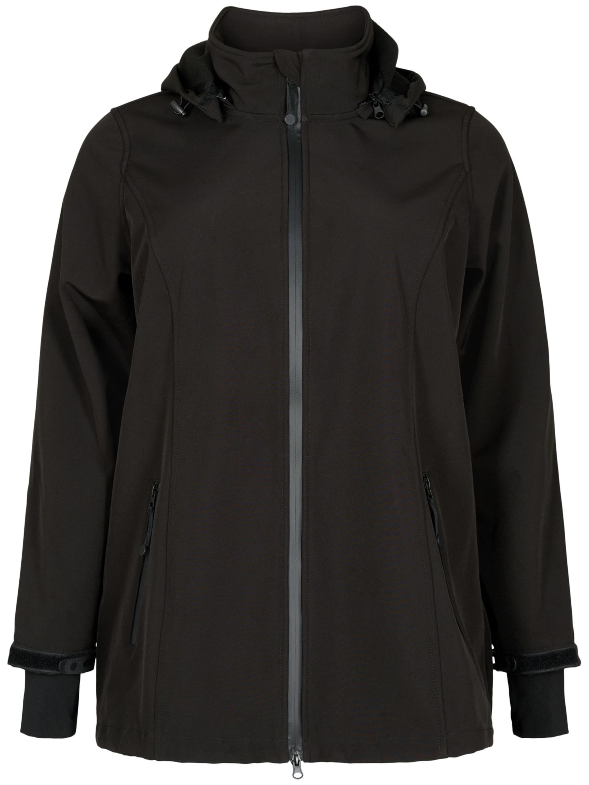 Zizzi Funkčná bunda - Čierna: predná strana