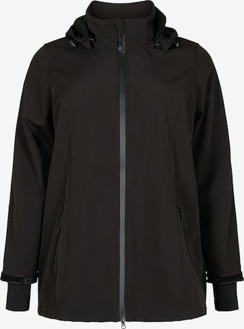 Zizzi Performance Jacket in Black: front