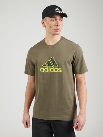 ADIDAS ORIGINALS Shirt 'GRFX' in Green: front