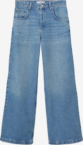 MANGO Wide leg Jeans 'Fabiola' i blå: framsida
