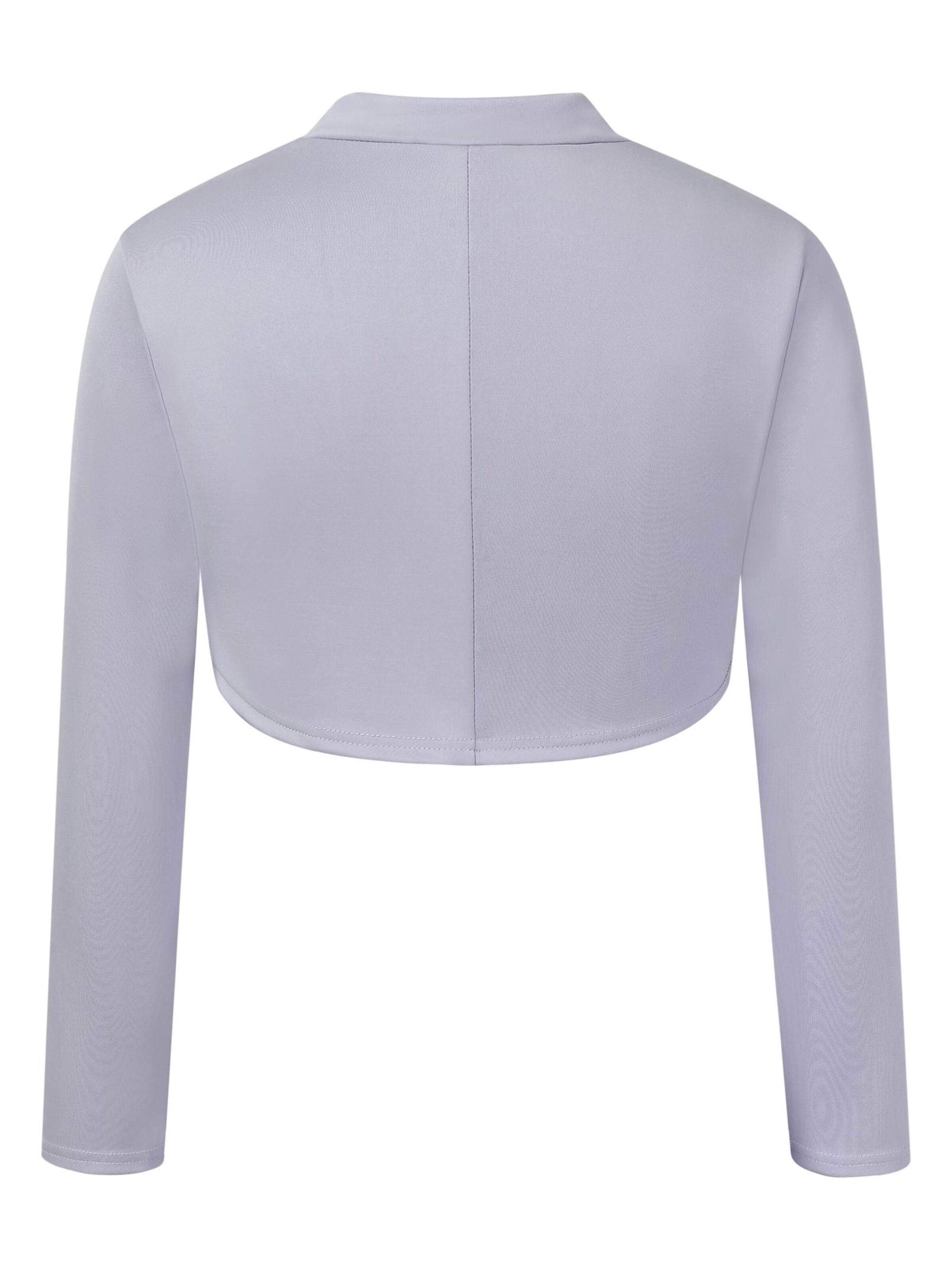 Yesfashion Bolerko w kolorze szary