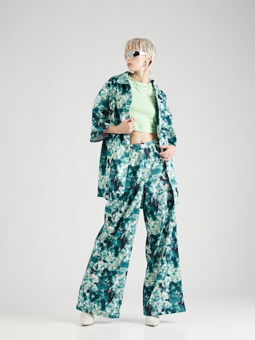 Karo Kauer Wide leg Pants in Green