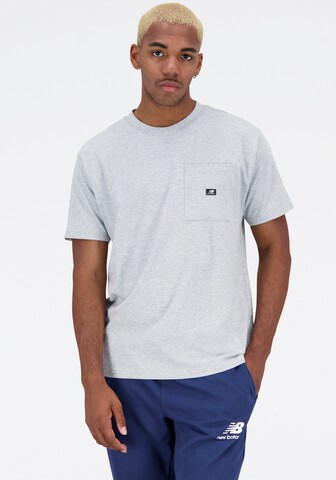 new balance Shirt 'Essentials' in Grau