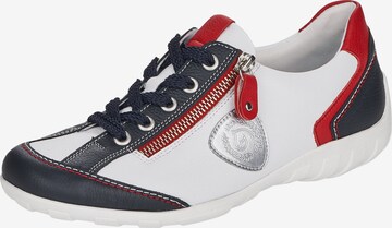 REMONTE Athletic Lace-Up Shoes in White: front