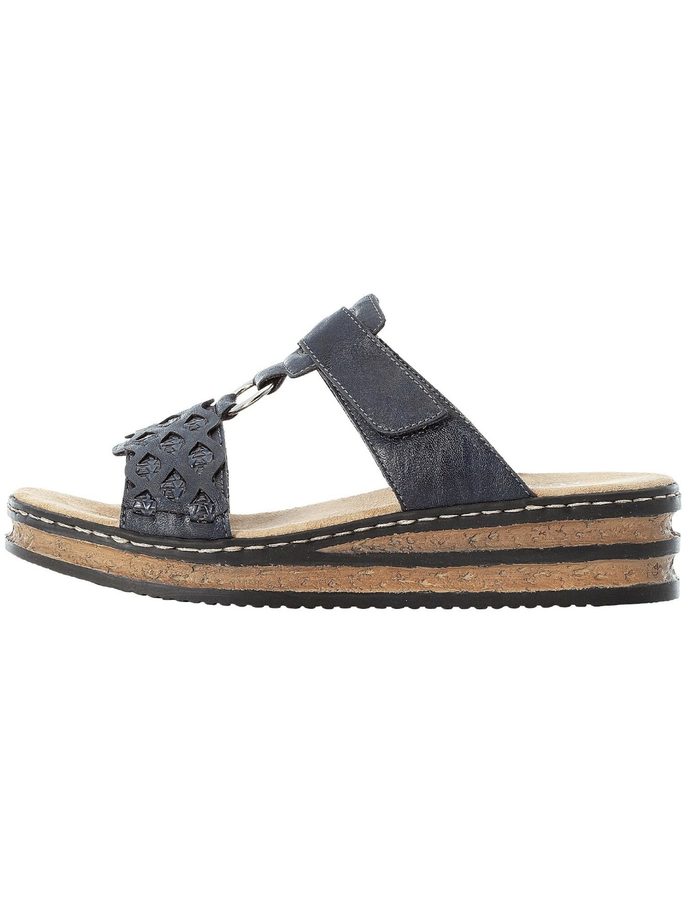 Rieker Mules in Blue