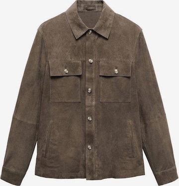 MANGO MAN Between-Season Jacket in Brown: front