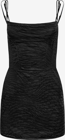 Robe EKCENTRIK en noir : devant