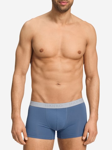 Hanro Boxershorts ' Cotton Essentials ' in Blauw: voorkant