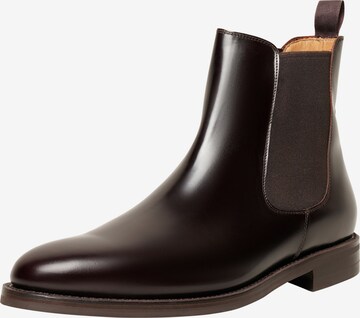 Henry Stevens Chelsea Boots 'Marshall CB' in Brown: front